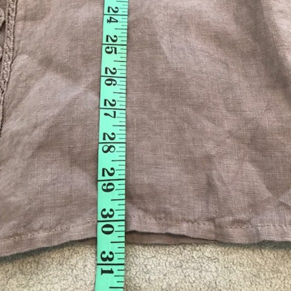 Taupe Linen Jacket Made in Italy ~ size L to XL - Picture 10 of 11